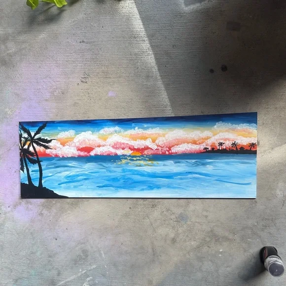 Tropical Sunset Canvas Art - Picture 5 of 10